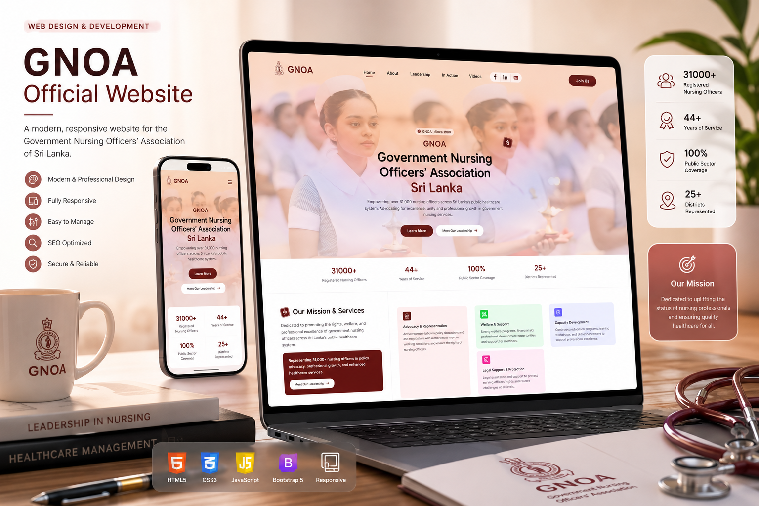 GNOASL e-commerce website screenshot